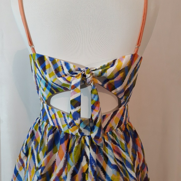 Trina Turk Silk Cut Out Dress - Picture 8 of 8